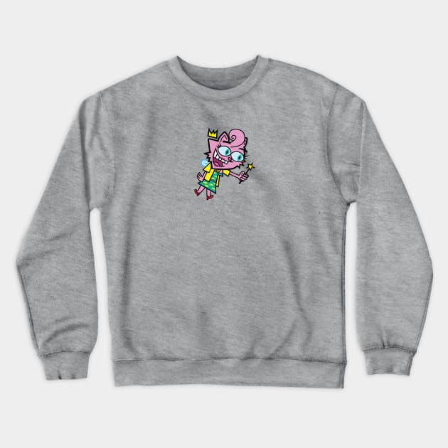 The Fairly Odd Agent - Princess Wanda Carolyn Crewneck Sweatshirt by relaxthehounds